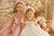 Basque Waist Communion Flower Girl Dress Celestial 3801
