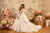 Basque Waist Communion Flower Girl Dress Celestial 3802