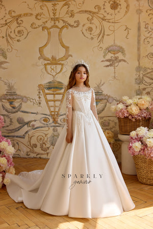 Communion Flower Girl Dress Celestial 3816