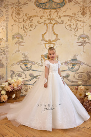 Communion Flower Girl Dress Celestial 3821