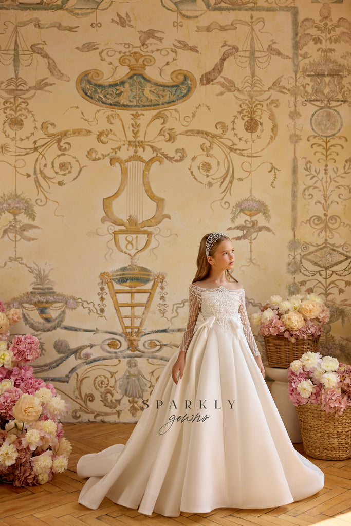 Communion Flower Girl Dress Celestial 3823