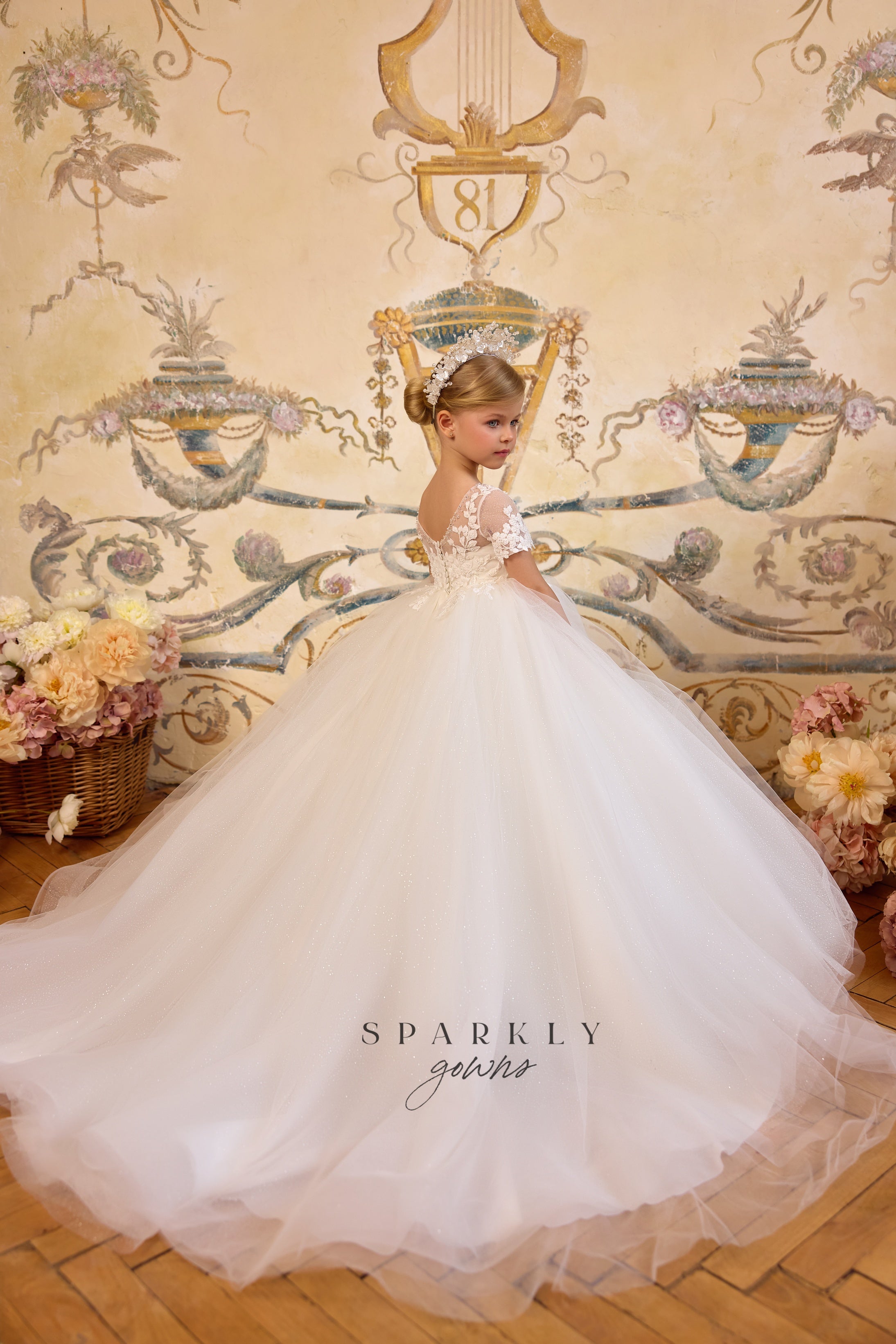 Communion Flower Girl Dress Celestial 3825 Pre order 4 years / Ivory Communion Flower Girl Dress Celestial 3825 Pre order 4 years / Ivory
