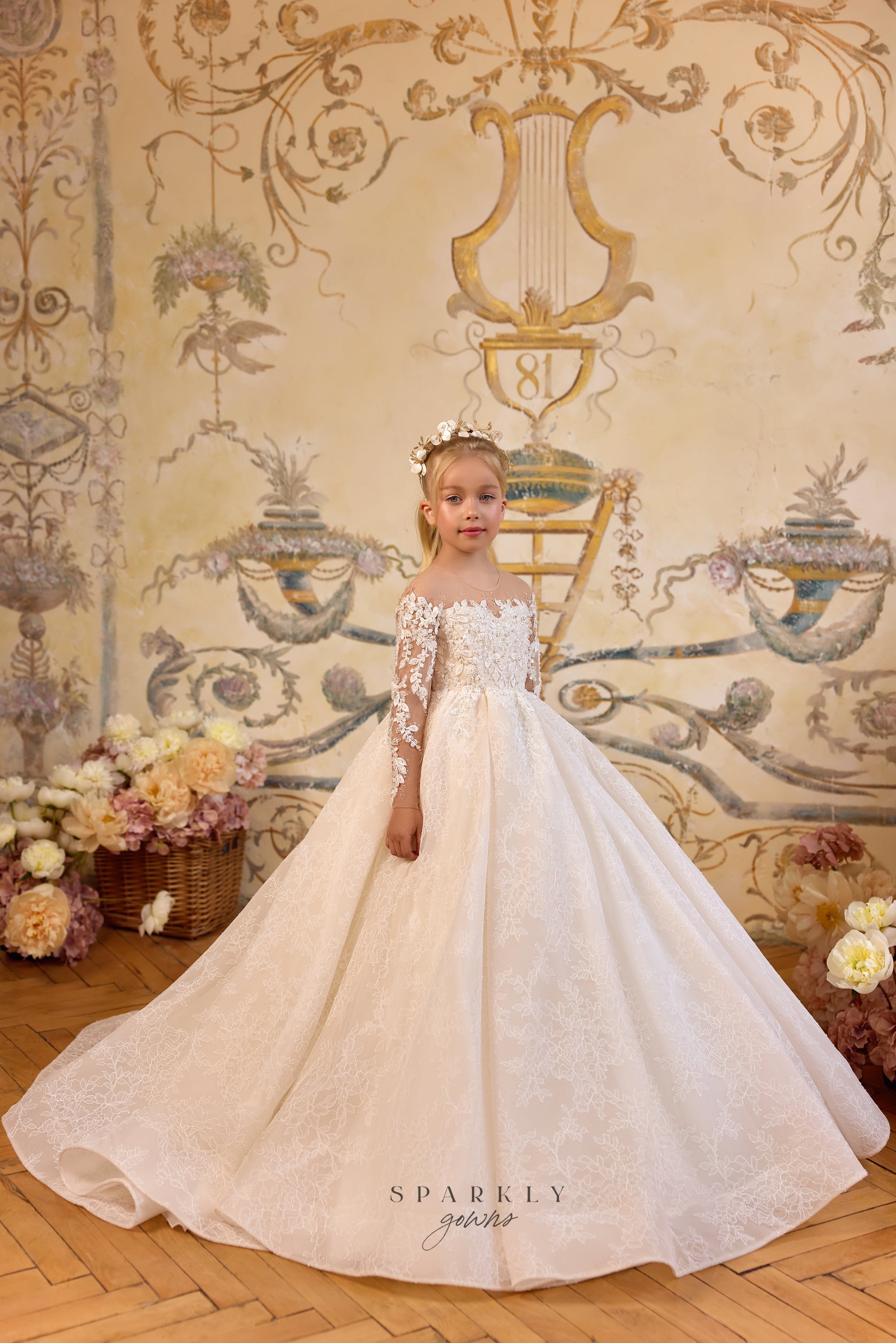 celestial dress gold Celestial Sparkle Corset Gown