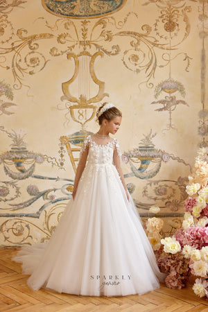 Communion Flower Girl Dress Celestial 3832