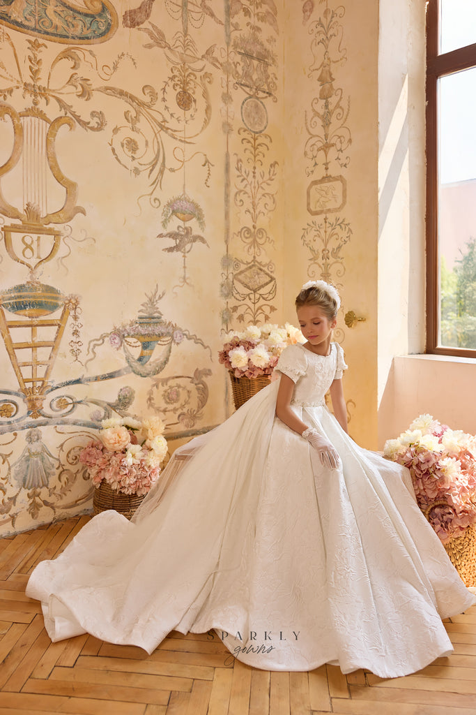 Communion Flower Girl Dress Celestial 3836