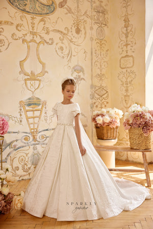 Communion Flower Girl Dress Celestial 3836