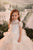 Celestial 3904 Keyhole Back First Communion Flower Girl Dress