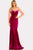 Jovani  44451 Velvet Mermaid Gown With Sweetheart Neckline