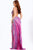 Jovani 46206 Beaded Open Back Dress With High Slit