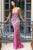 Jovani 46206 Beaded Open Back Dress With High Slit