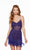 Alyce 4672 V-Neckline Beaded Fringe Homecoming Dress