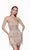 Alyce 4672 V-Neckline Beaded Fringe Homecoming Dress