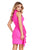 Ashley Lauren 4679 Vestido de cóctel de buceo con volantes