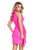 Ashley Lauren 4679 Scuba Cocktail Dress with Ruffles