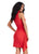 Ashley Lauren 4679 Vestido de cóctel de buceo con volantes
