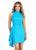 Ashley Lauren 4679 Vestido de cóctel de buceo con volantes