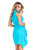 Ashley Lauren 4679 Vestido de cóctel de buceo con volantes
