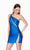 Alyce 4719 One Shoulder Glitter Stretch Satin Short Gown