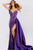 Jovani 49226 Strapless Sequin Gown with Overskirt and High Slit