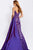 Jovani 49226 Strapless Sequin Gown with Overskirt and High Slit