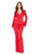 Ashley Lauren 11315 Long Sleeve Suit with Feathers