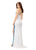 Ashley Lauren 11352 One Shoulder Liquid Beaded Gown