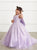 Glitter Ball Gown with Tail LilacTip Top Kids 5804