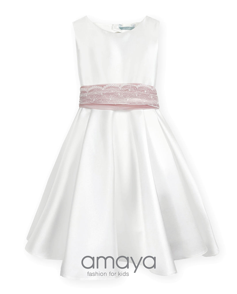 Mikado Spanish Communion Short Dress Amaya 586002
