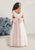 Angel  Sleeves Cape Spanish Communion Gown Amaya 587010