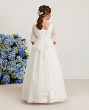 Size 8 French Sleeves Spanish Communion Gown Amaya 587022