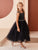 Satin and Tulle Simple Flower Girl Dress 5872