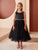 Satin and Tulle Simple Flower Girl Dress 5872