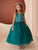 Satin and Tulle Simple Flower Girl Dress 5872
