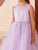 Satin and Tulle Simple Flower Girl Dress 5872