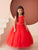 Satin and Tulle Simple Flower Girl Dress 5872