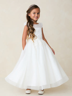 Glitter First Communion Flower Girl Gown 5892