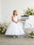 Glitter First Communion Flower Girl Gown 5892