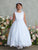 Satin and Tulle First Communion Flower Girl Gown 5894