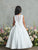 Satin with Lace  A-Line First Communion Flower Girl Dress 5920