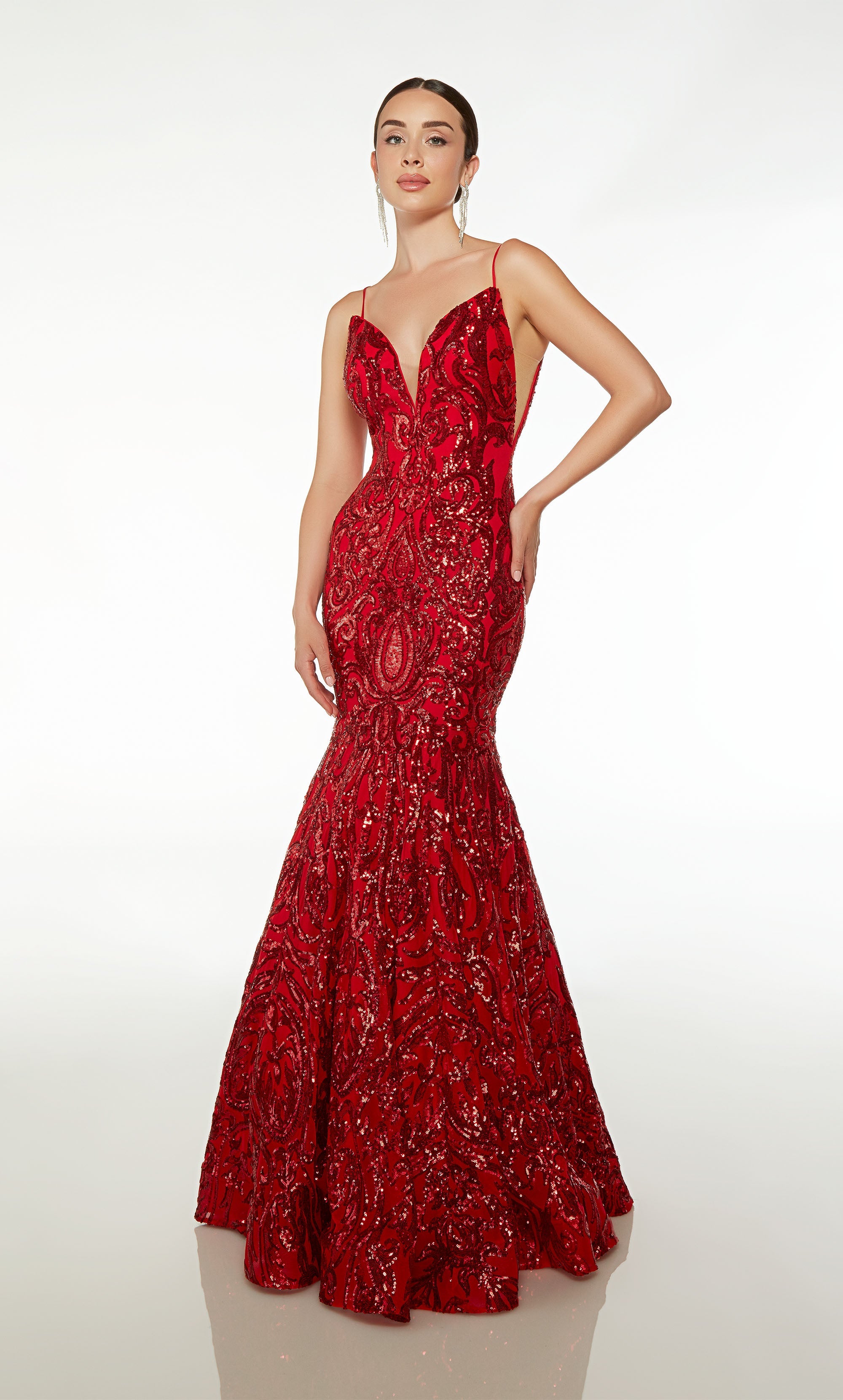 ON SALE SIZE 22 Alyce 61607 Sequin Embellished Prom Dress Sparkly Gowns ON SALE SIZE 22 Alyce 61607 Sequin Embellished Prom Dress Sparkly Gowns
