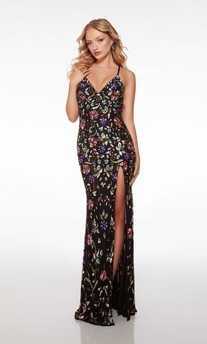 Alyce 61688 Beaded Sequin Formal Dress