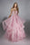 Alyce Paris 61731 Pink Glitter Tulle Ball Gown with Beaded Bodice