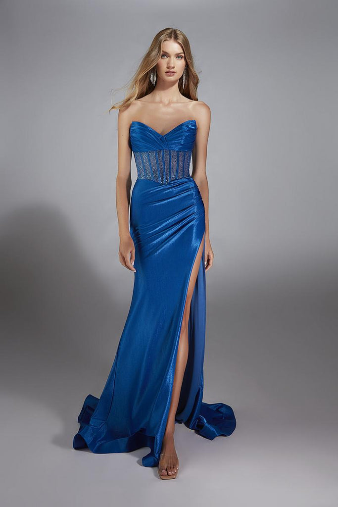 Alyce Paris 61882  Shiny Jersey Prom Dress