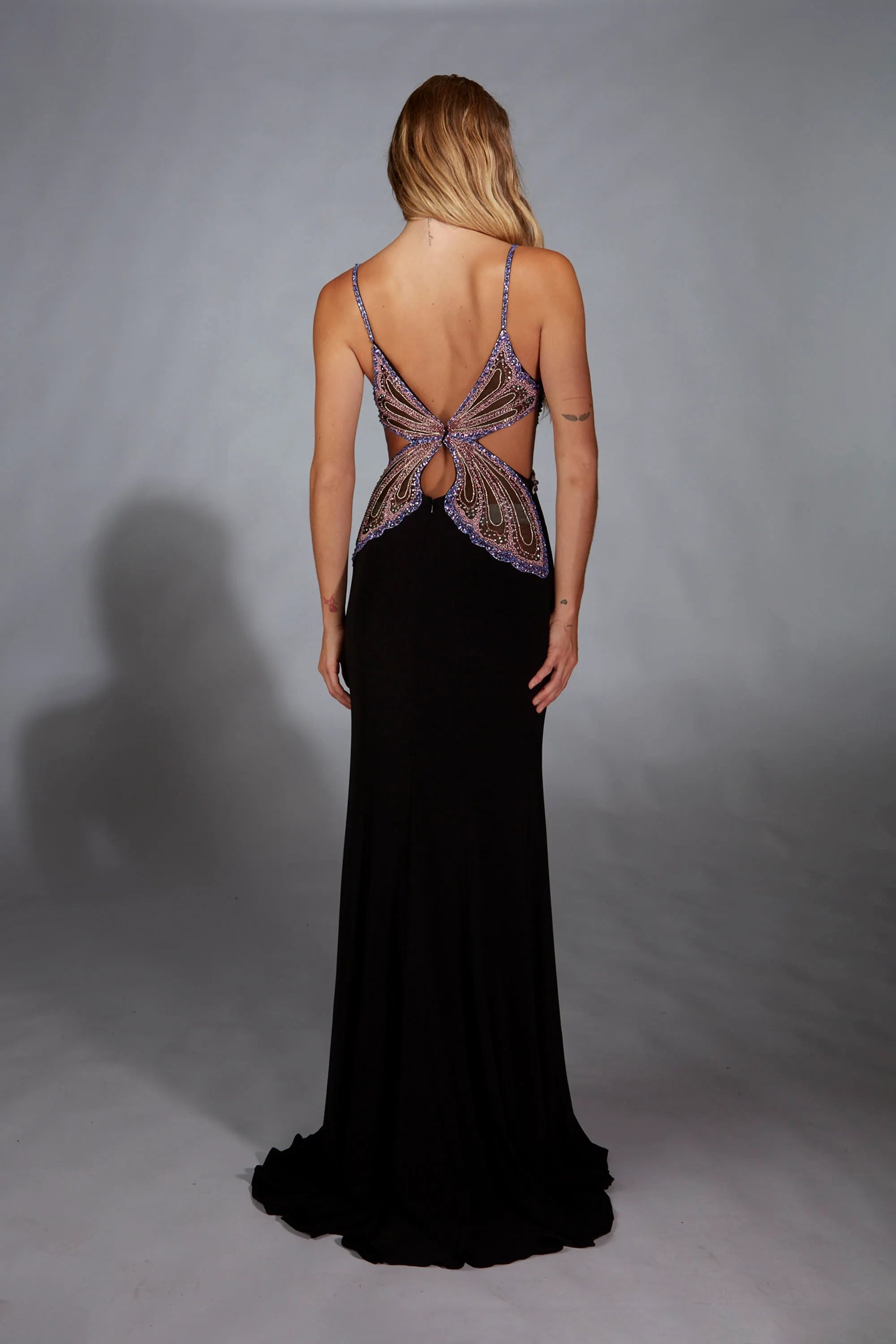 Alyce Paris 61902 Butterfly Elegant Black Gown Sparkly Gowns Alyce Paris 61902 Butterfly Elegant Black Gown Sparkly Gowns