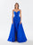 Tarik Ediz 52126 Sweetheart Neck Draped Dress