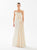 Tarik Ediz 98300 Strapless Pleated Gown