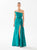 Tarik Ediz 98300 Strapless Pleated Gown