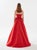 Tarik Ediz 52126 Sweetheart Neck Draped Dress