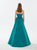 Tarik Ediz 52126 Sweetheart Neck Draped Dress