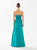 Tarik Ediz 98300 Strapless Pleated Gown